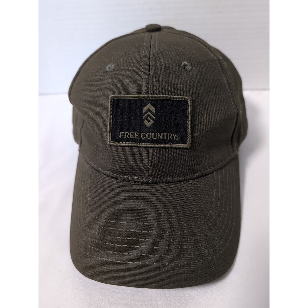 FREE COUNTRY Hat DARK OLIVE GREEN ADJUSTABLE STRAP BACK UNISEX NEW